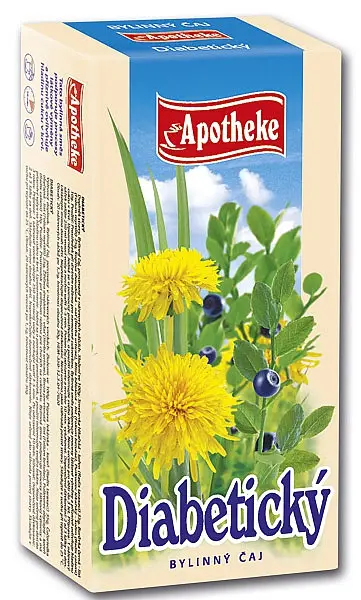 APOTHEKE L Na krevní cukr s borůvkou /dříve diabetický /20x1.5g