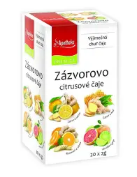 APOTHEKE Zázvorovo citrusové čaje 4x5x2g