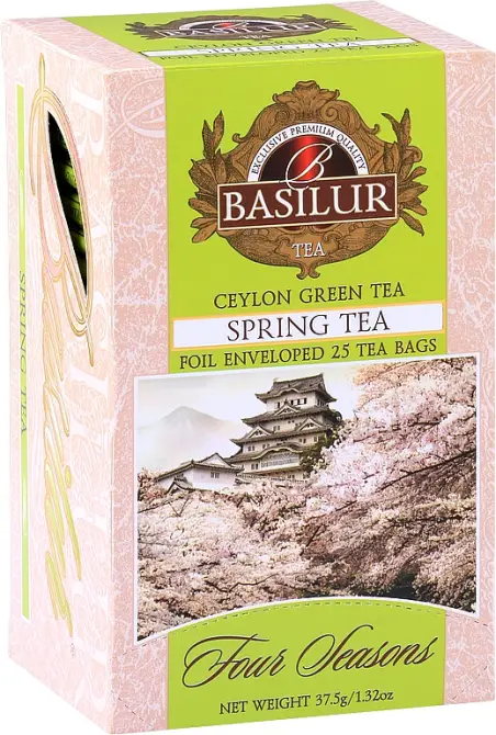 BASILUR Four Seasons Spring Tea přebal 25x1,5g