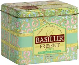 BASILUR Present Green plech 100g