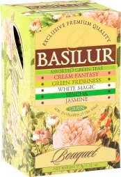 BASILUR Assorted Green Bouquet přebal 25x1,5g