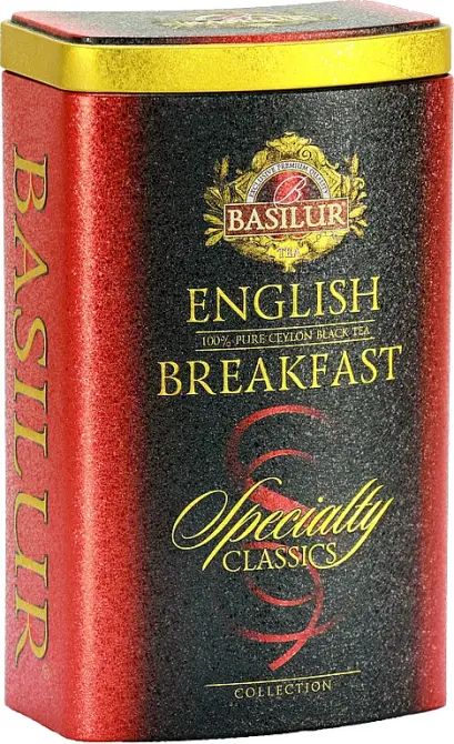 BASILUR Specialty English Breakfast plech 100g