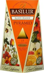 BASILUR Fruit Blood Orange Pyramid 15x2g