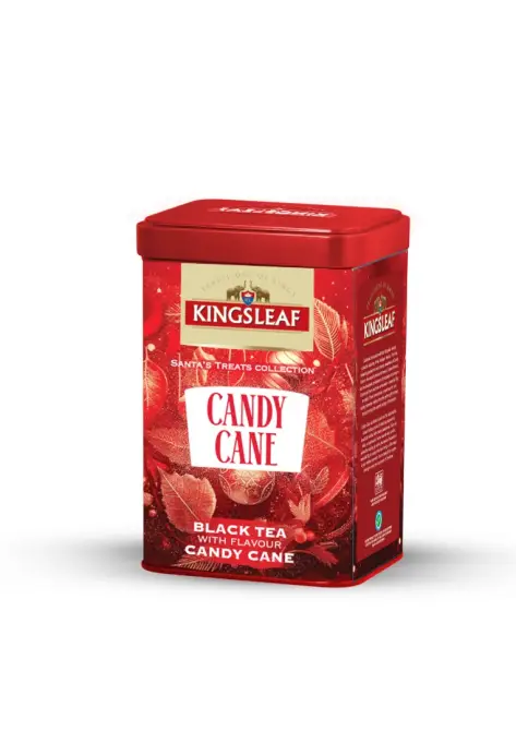 KINGSLEAF Santa´s Treats Candy Cane plech 50g