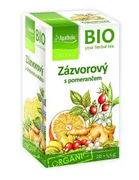 APOTHEKE BIO Zázvorový s pomerančem 20x1.5