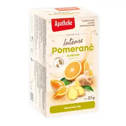 APOTHEKE INTENSE Pomeranč a zázvor 20x2,5g