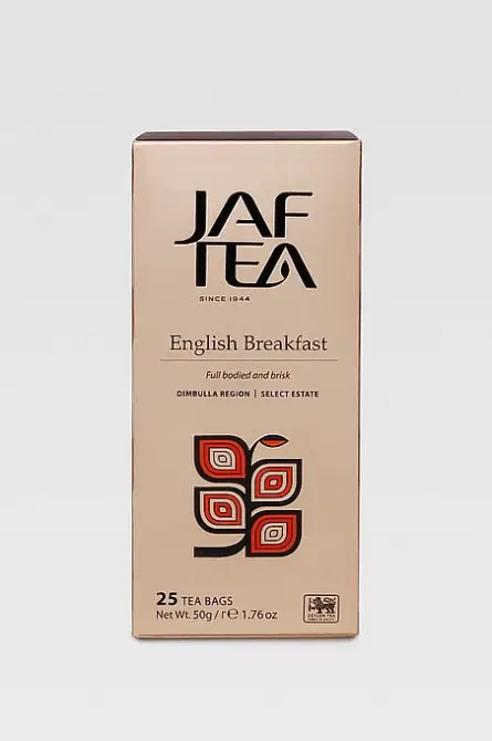 JAFTEA Black English Breakfast nepřebal 25x2g