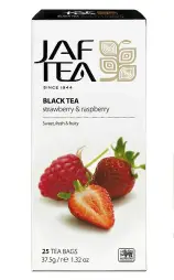 JAFTEA-  Black Strawberry & Raspberry nepřebal 25x1,5g