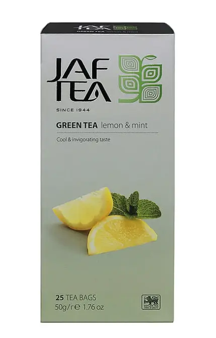 JAFTEA Green Lemon Mint nepřebal 25x2g