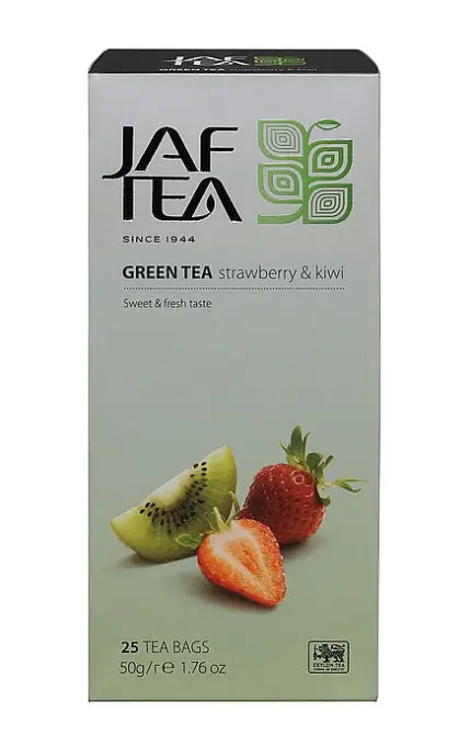 JAFTEA- Green Strawberry & Kiwi nepřebal 25x2g