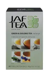 JAFTEA Green & Oolong Tea Mélange přebal 5x4x2g