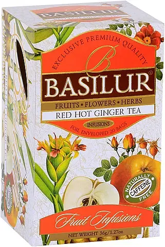 BASILUR- Fruit Red Hot Ginger přebal 25x1,8g