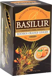 BASILUR Rooibos Orange Ginger přebal 25x1,5g