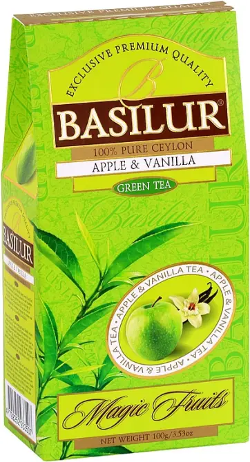 BASILUR Magic Green Apple & Vanilla papír 100g