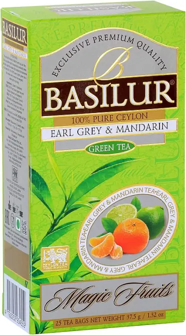 BASILUR Magic Earl Grey & Mandarin nepřebal 25x1,5g