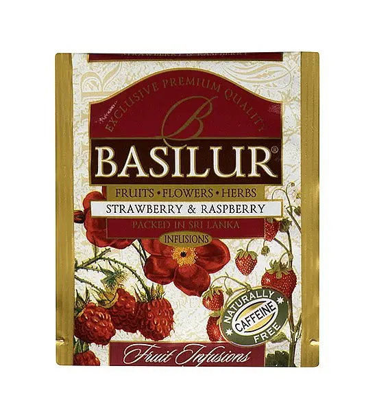 BASILUR Horeca Fruit Strawberry & Raspberry 1 sáček