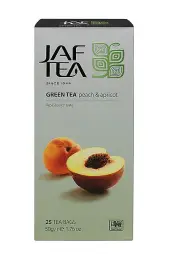 JAFTEA Green Peach Apricot nepřebal 25x2g