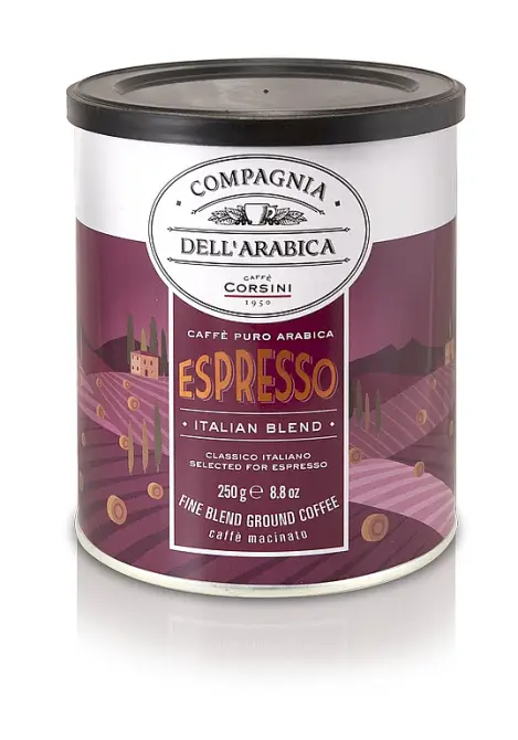 Corsini Espresso Italian Blend plech mletá 250g