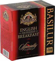 BASILUR Specialty English Breakfast přebal 50x2g