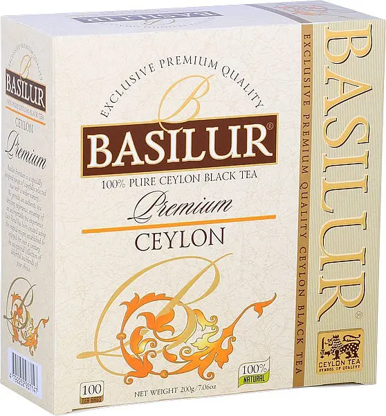 BASILUR Premium Ceylon nepřebal 100x2g