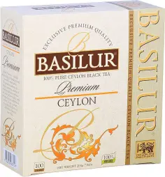 BASILUR Premium Ceylon nepřebal 100x2g