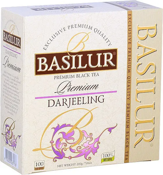 BASILUR Premium Darjeeling nepřebal 100x2g