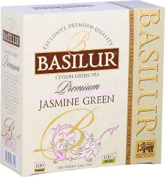 BASILUR Premium Jasmine Green nepřebal 100x2g