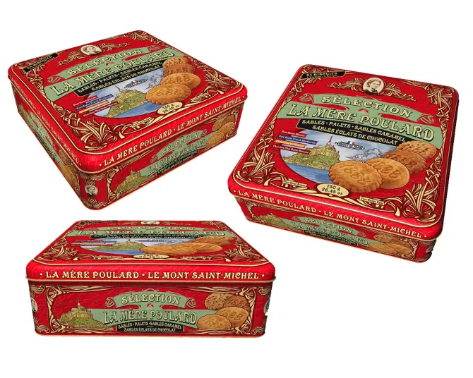 La Mére Poulard Coffret Assortiment 4 Biscuits plech 750g