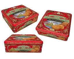 La Mére Poulard Coffret Assortiment 4 Biscuits plech 750g