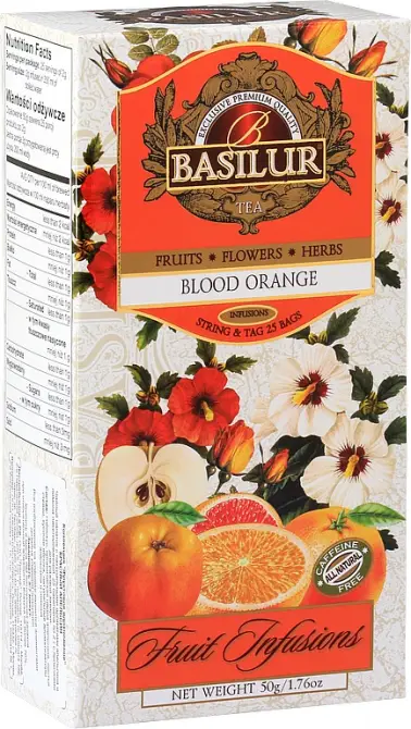 BASILUR Fruit Blood Orange nepřebal 25x2g