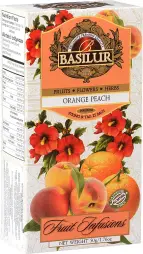 BASILUR Fruit Orange Peach nepřebal 25x2g