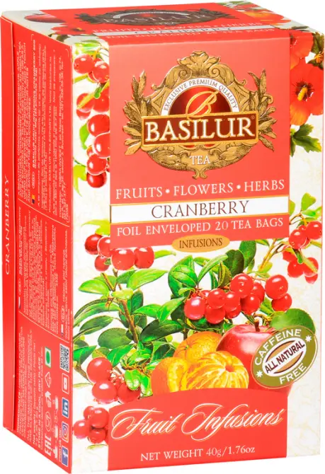 BASILUR Fruit Cranberry přebal 20x2g