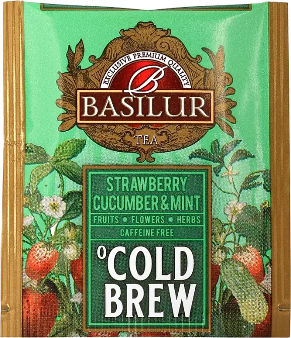 BASILUR Horeca Cold Brew Strawberry Cucumber & Mint 1 sáček