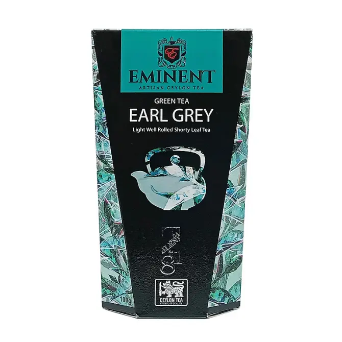 EMINENT Earl Grey Green Tea papír 100g