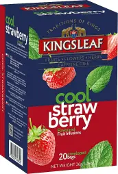 KINGSLEAF Cool Strawberry přebal 20x1,8g