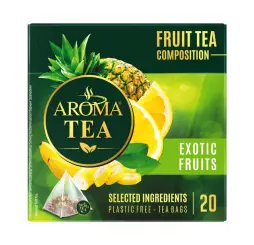 Aroma Tea Exotic Fruits pyramidové sáčky 20x2g