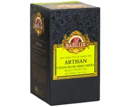 BASILUR Artisan Ceylon Silver Green Needle papír 50g