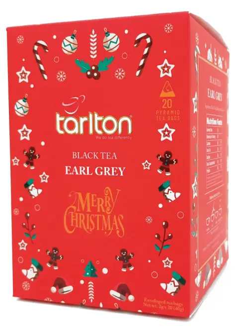 TARLTON Merry Christmas Earl Grey přebal 20x2g