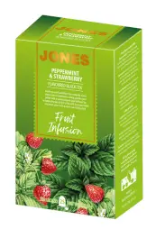 JONES Black Peppermint & Strawberry přebal 25x2g