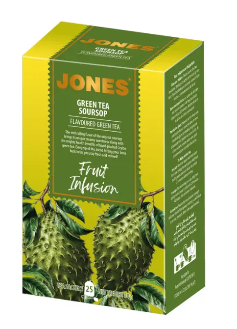 JONES Green Soursop přebal 25x2g