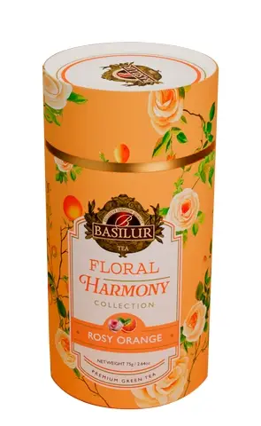 BASILUR Floral Harmony Rosy Orange papír 75g
