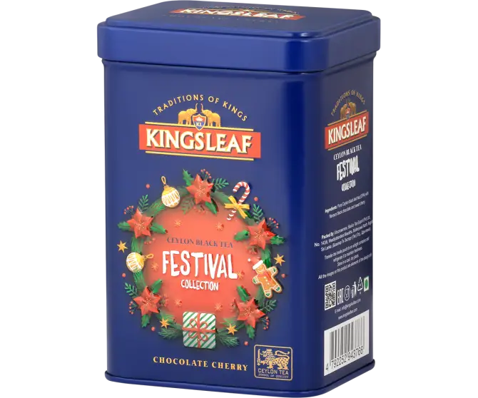 KINGSLEAF Xmas Festival Chocolate Cherry plech 50g