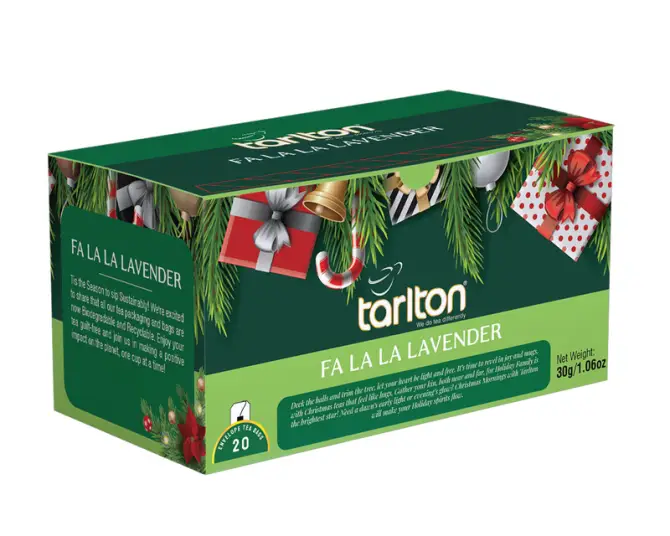 TARLTON Christmas Fa La La Lavender přebal 20x1,5g