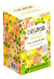 ORGANSIA BIO Yuzu Lychee and Mint přebal 18x1,8g