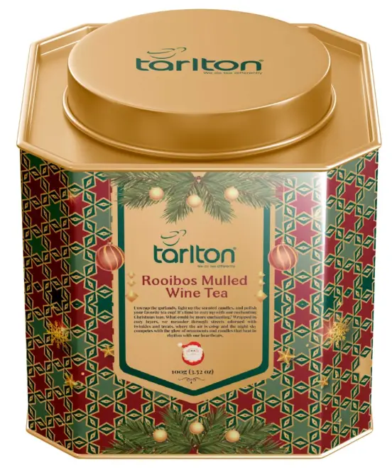 TARLTON Christmas Rooibos Mulled Wine Tea plech 100g