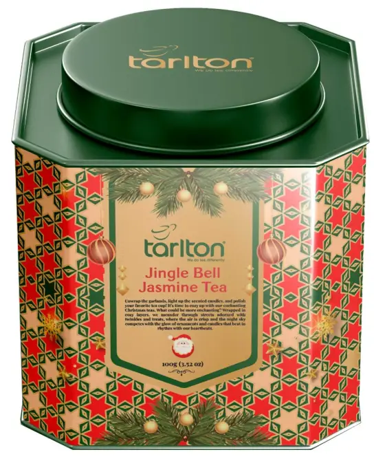 TARLTON Christmas Jingle Bell Jasmine Tea plech 100g