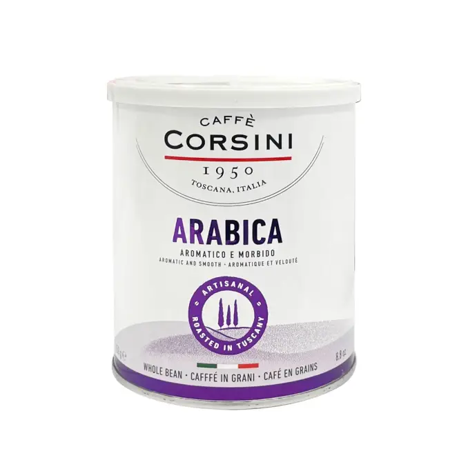 Corsini Toscana Arabica zrno plech 250g