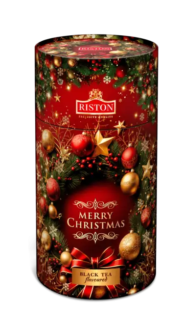 RISTON Merry Christmas Red papírový tubus 85g