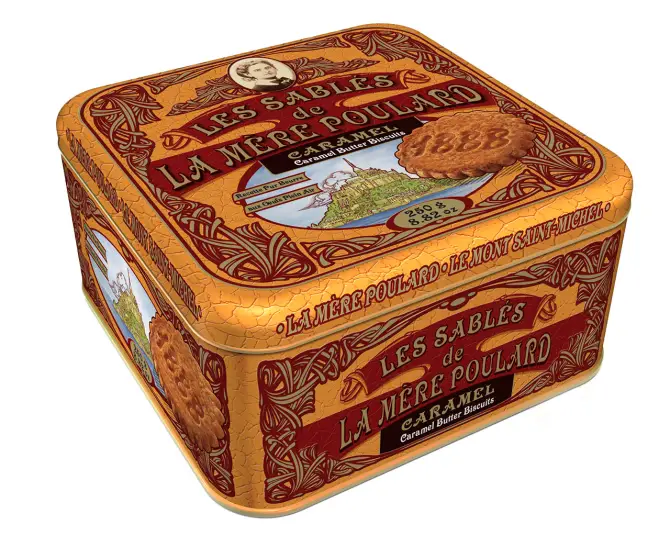 La Mére Poulard Coffret Collector Sablés Caramel plech 250g