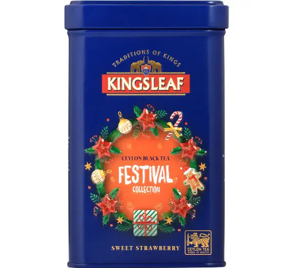 KINGSLEAF Xmas Festival Sweet Strawberry plech 50g